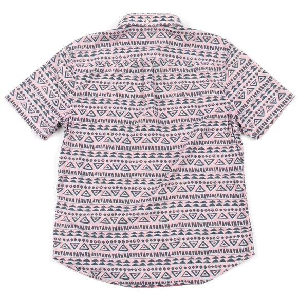 Chubbies Men's Shirt Aztec Pattern Performance Half Button Pullover Top Medium - Picture 7 of 10